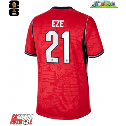 Inglaterra Eberechi Eze #21 Segunda Equipación Mundial 2026 Manga Corta